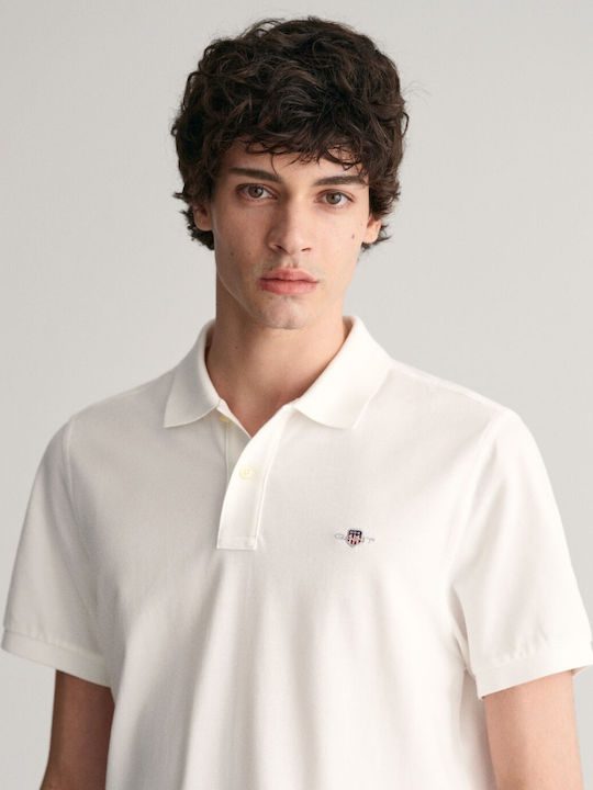 GANT Regular fit shield pique polo shirt